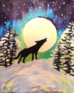 Howling at the Winter Moon