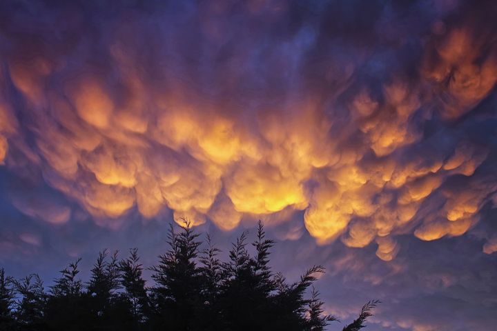 Mammatus Clouds in the Evening Sky - JT54Photography - Photography ...