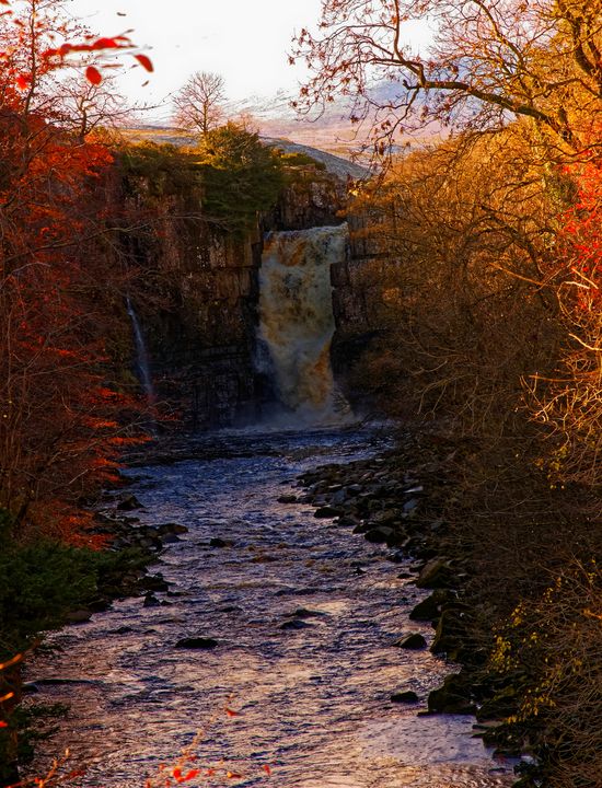 High Force Waterfall At Autumn JT54Photography Photography, Landscapes & Nature, Waterfalls