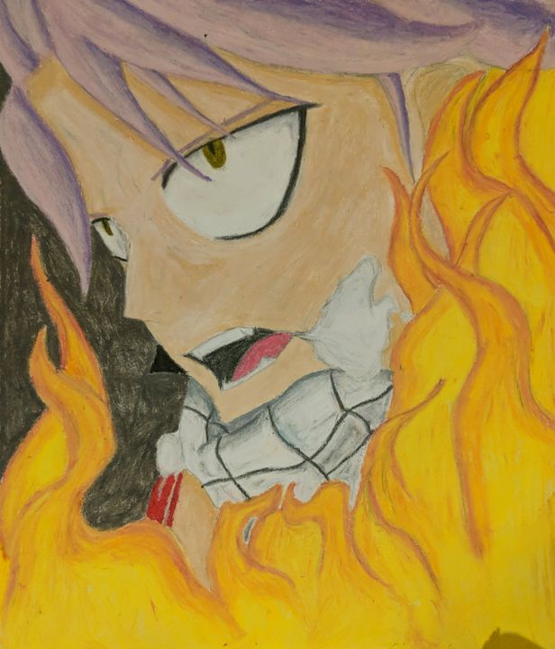 Akibento  Amazing drawing of HibanaFrom the Anime Fire Force If  you like Fire Force be sure to check out Akibento IGNITE box    Visit akibentocom Link in bio too 