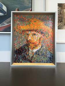 van gogh lego portrait