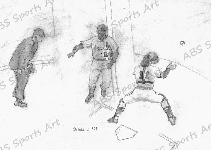 Al Kaline Hitting Fine Art Print - ABS Sports Art & ABS Wood Works -  Paintings & Prints, Sports & Hobbies, Baseball - ArtPal