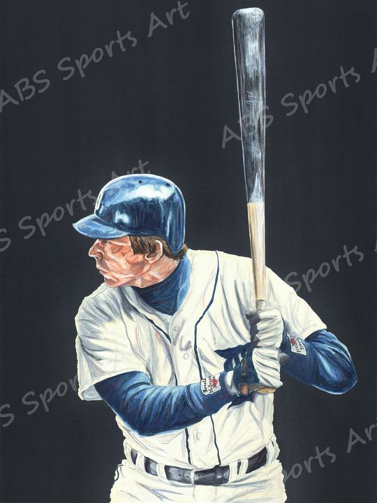 Lance Parrish Fine Art Print - ABS Sports Art & ABS Wood Works - Paintings  & Prints, Sports & Hobbies, Baseball - ArtPal