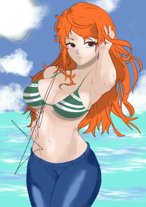 Nami Anime Digital Art AI Entertainment Other Entertainment 