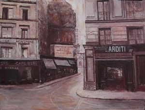Rue de la Mt.St.Genevieve,Paris 1925