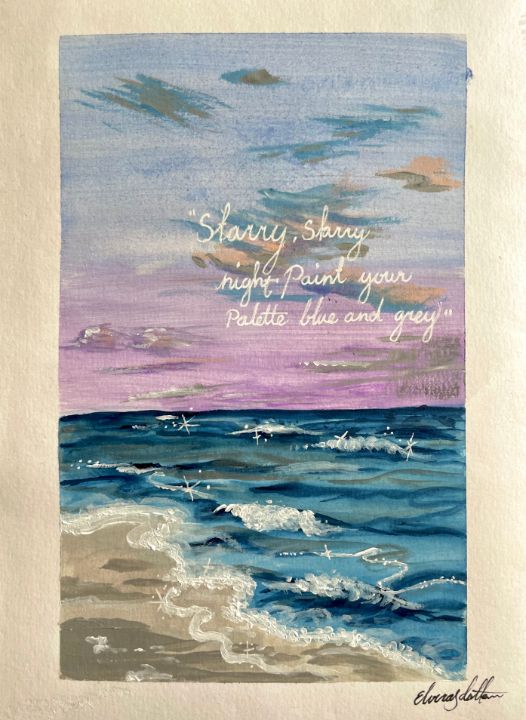 vincent's lyrics - Artby.Elvira - Paintings &amp; Prints, Landscapes ...