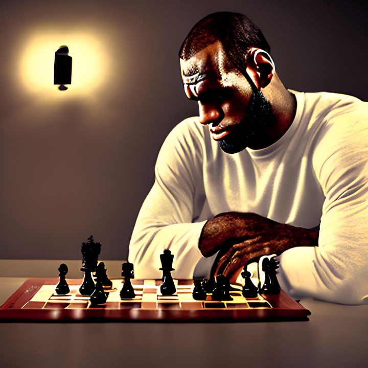 The studio chess game paint hi-res stock photography and images