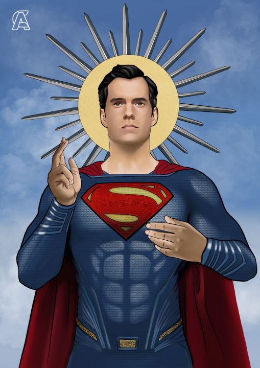 Superman Christopher Reeve - Cristián Arriagada - Drawings & Illustration,  Entertainment, Movies, Other Movies - ArtPal