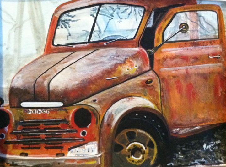 Rusty junkyard truck 4 - Machokidd