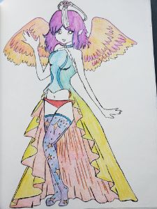 Colorful angel