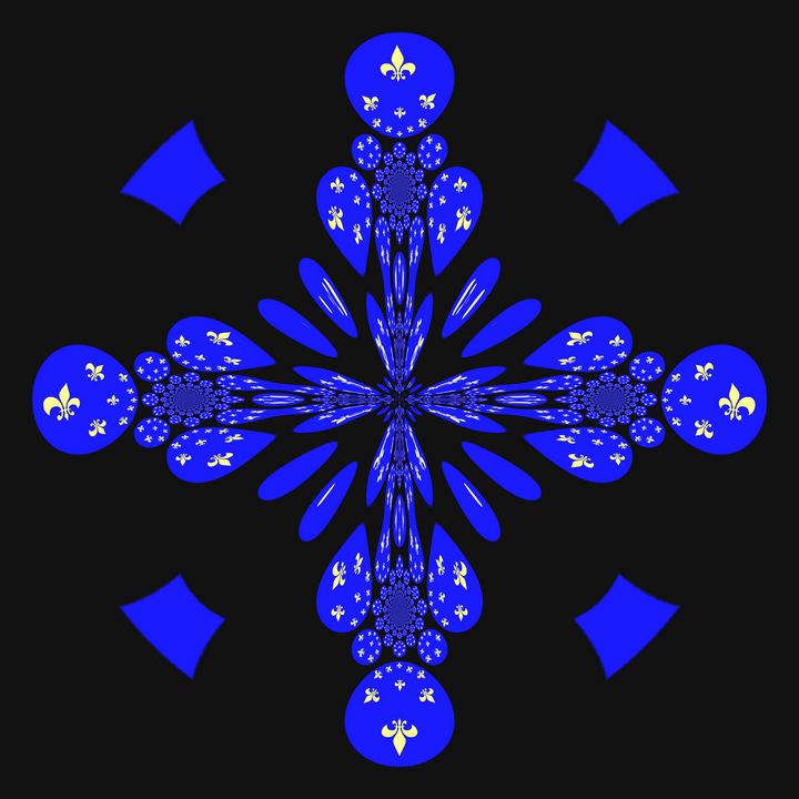 Symbole universel en bleu - Adhésion