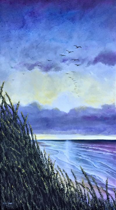Flock at sunset - Rigel Sauri