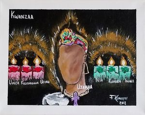 Kwanzaa's Spirit - F. Kenneth Art