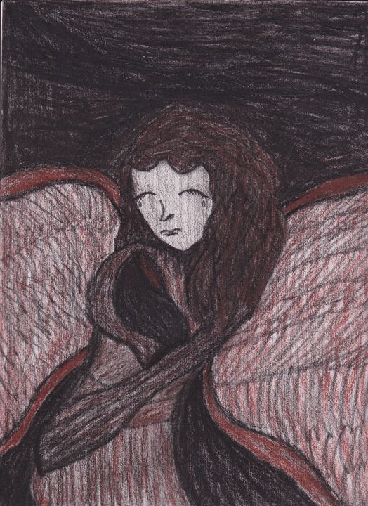 Angel Of The Lost - Katie Jean Dickerson - Drawings & Illustration ...