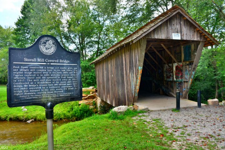 Stovall Mill Covered Bridge - Lisa Wooten Photography