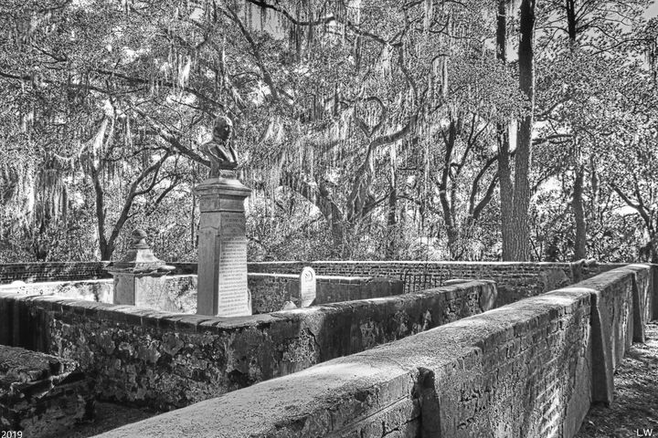 Old House Plantation Cemetery Black - Lisa Wooten Photography