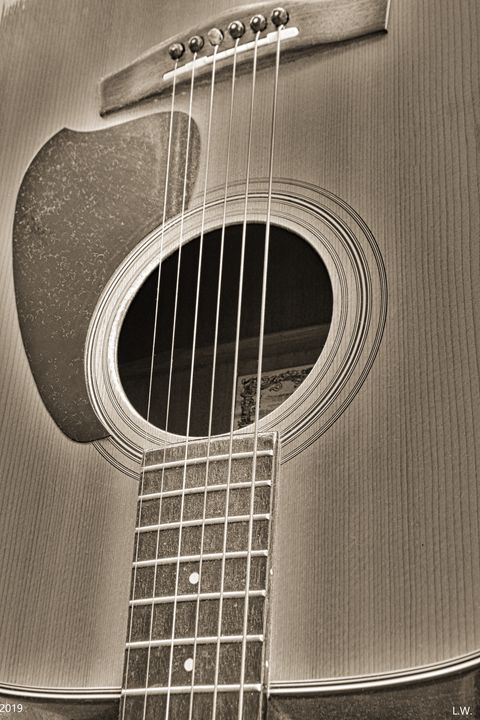 Acoustic Guitar - Lisa Wooten Photography