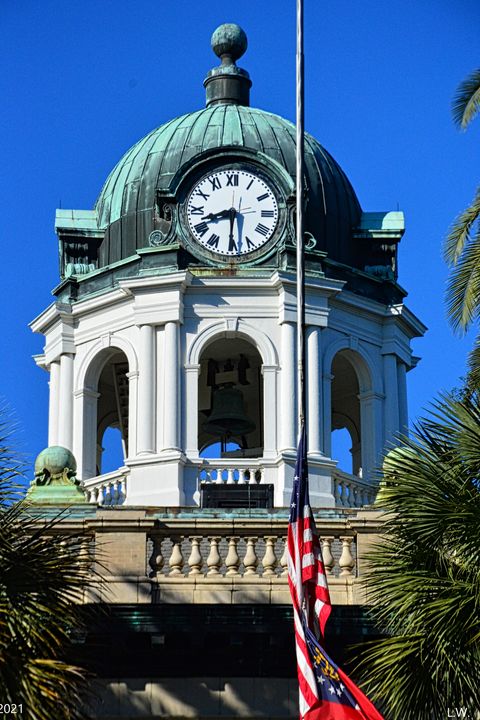 Historic Brunswick Courthouse Cupola - Lisa Wooten Photography