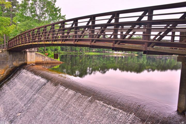 Cheraw State Park Bridge And Spillwa - Lisa Wooten Photography