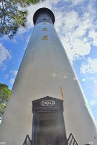 Looking Up Hunting Island Lighthouse