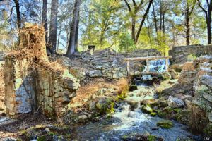 The Old Grist Mill Ruins At Poinsett