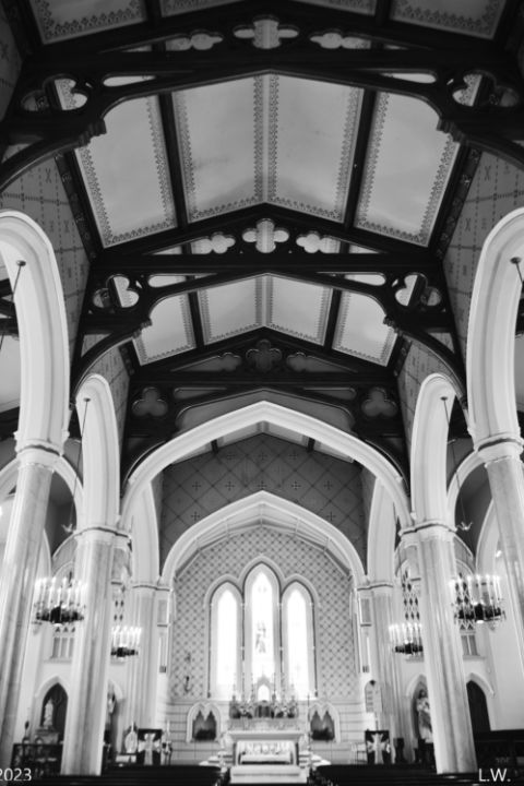 Old St Vincent's Catholic Church B&W - Lisa Wooten Photography ...