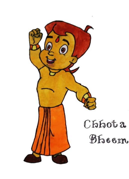 How to Draw Chutki from Chhota Bheem (Chhota Bheem) Step by Step |  DrawingTutorials101.com