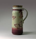 Red Butterfly Travel Mug with Cork