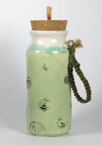 Tall Travel Mug with Cork - NelaCeramics Gallery