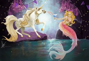 Unicorn Mermaid OP by Angelic Pretty