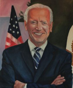 Mr. Joe Biden Oil Painting