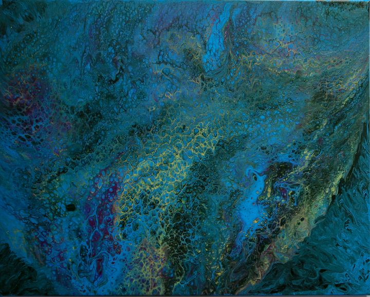 Deep Sea Abstract - PNWARTISTAVA - Paintings & Prints, Abstract ...