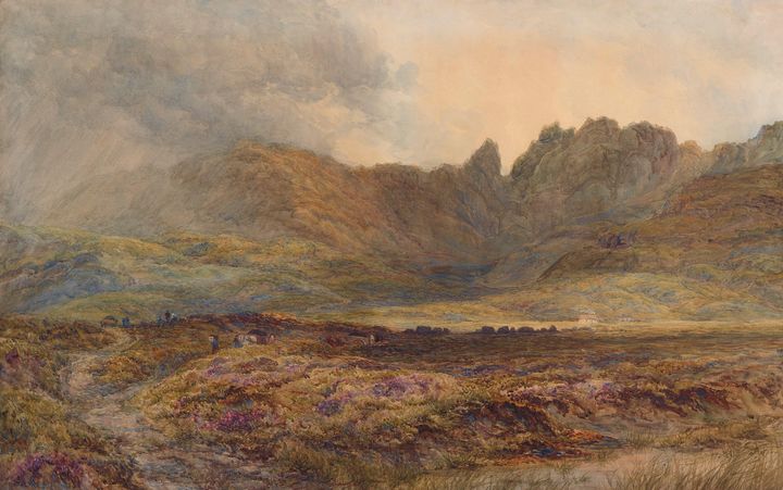 David Law~Peat moss, Isle of Skye - Old master