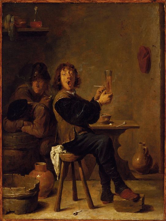 David Teniers the Younger~The Smoker - Old master