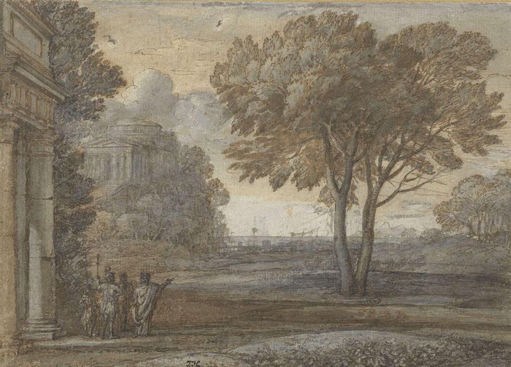 Claude Lorrain~Aeneas op Delos - Old master - Paintings & Prints