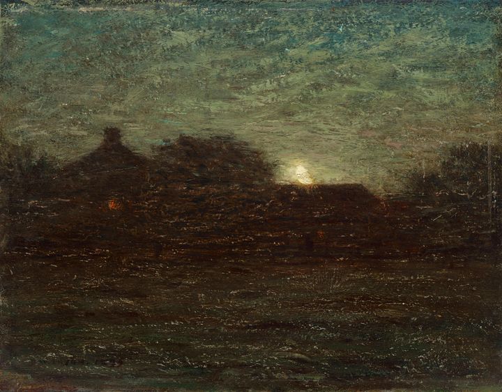 Dwight William Tryon~Moonrise - Old master