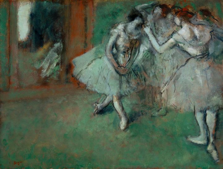 Edgar Degas~A Group of Dancers - Old master