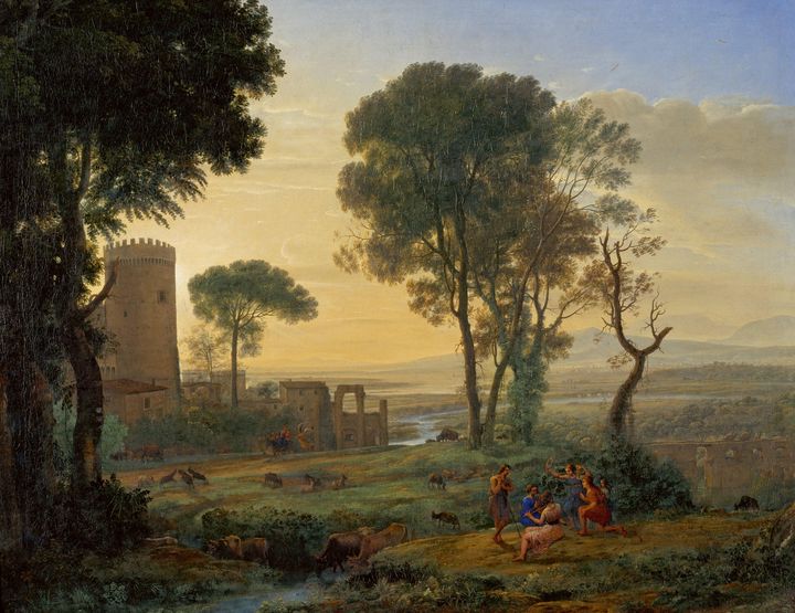 Claude Lorrain~Landscape with the Fl - Old master