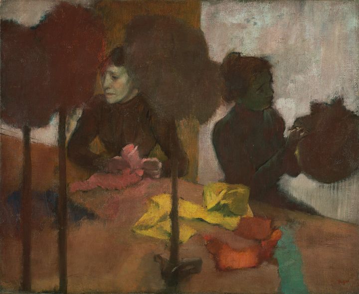 Edgar Degas~The Milliners - Old master