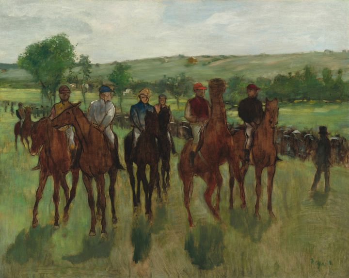 Edgar Degas~The Riders - Old master