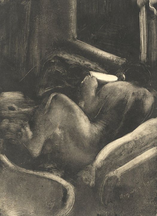Edgar Degas~Woman Reading (Liseuse) - Old master