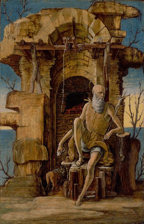 Ercole de' Roberti~Saint Jerome in t - Old master