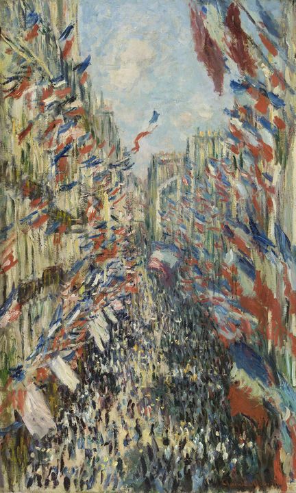 The Pont Neuf Painting Claude Monet Print Vintage Seine 