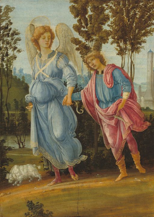 Filippino Lippi~Tobias and the Angel - Old master