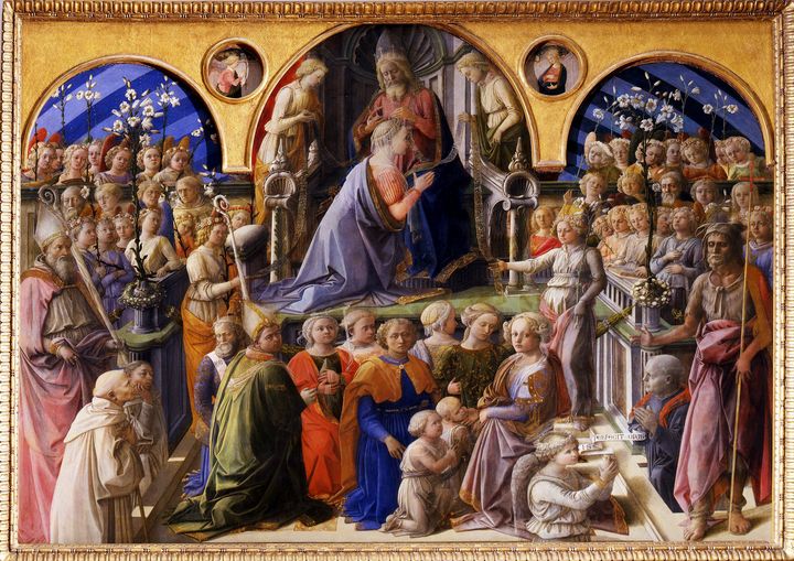 Filippo Lippi~Coronation of the Virg - Old master
