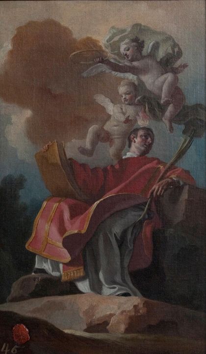 Francesco de Mura~Santo Stefano - Old master