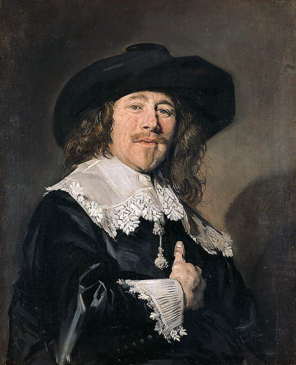 Frans Hals~Portrait of a gentleman - Old master - Paintings & Prints ...