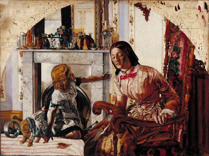 Frederic George Stephens~Mother and - Old master - Paintings & Prints,  Ethnic, Cultural, & Tribal, African American - ArtPal