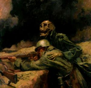 Death and the Soldier by Hans Larwin - Indie Art Dream - Paintings ...