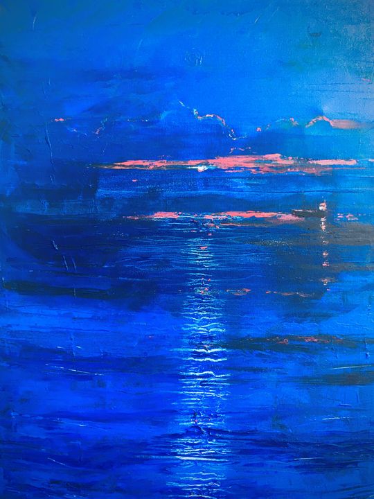 Blue night - SOLD - Margaret